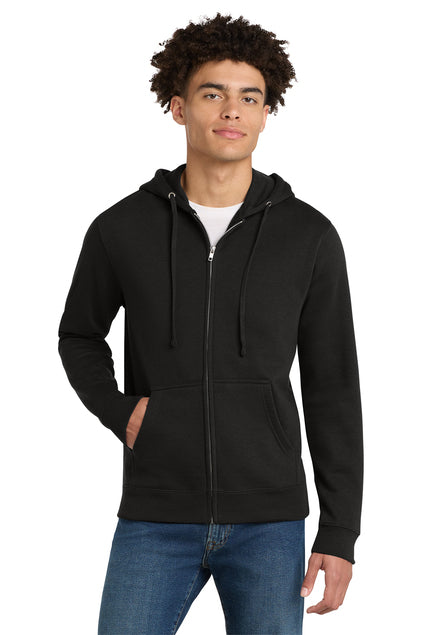 District DT6102 V.I.T Fleece Full-Zip Hoodie