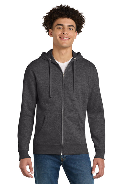 District DT6102 V.I.T Fleece Full-Zip Hoodie
