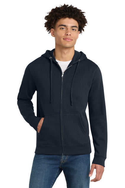 District DT6102 V.I.T Fleece Full-Zip Hoodie
