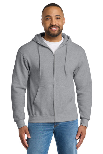Port & Company PC90ZH Essential Fleece Full-Zip Hooded Sweatshirt