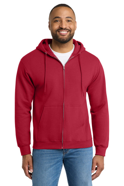 Port & Company PC90ZH Essential Fleece Full-Zip Hooded Sweatshirt