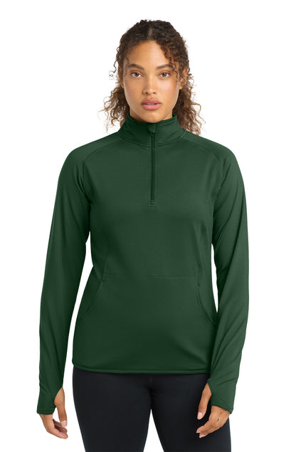 Sport-Tek LST850 Womens Sport-Wick Stretch 1/4-Zip Pullover