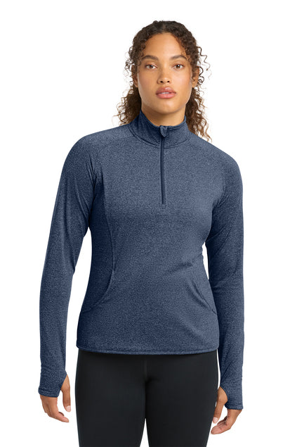 Sport-Tek LST850 Womens Sport-Wick Stretch 1/4-Zip Pullover