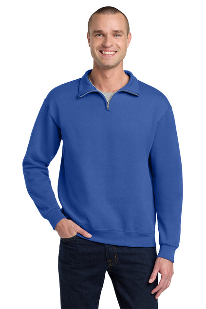 Jerzees 995M NuBlend 1/4-Zip Cadet Collar Sweatshirt