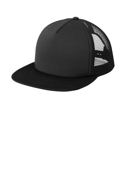 District DT624 Flat Bill Snapback Trucker Cap