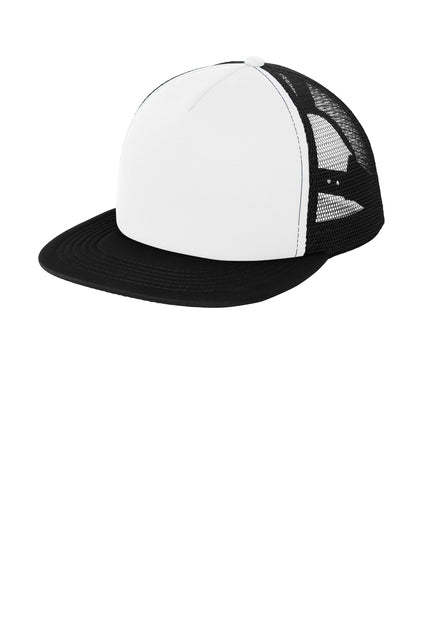 District DT624 Flat Bill Snapback Trucker Cap