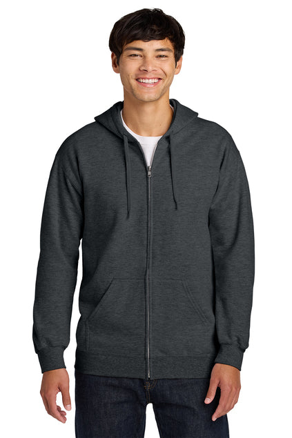 Gildan SF600 Softstyle Midweight Fleece Full-Zip Hooded Sweatshirt