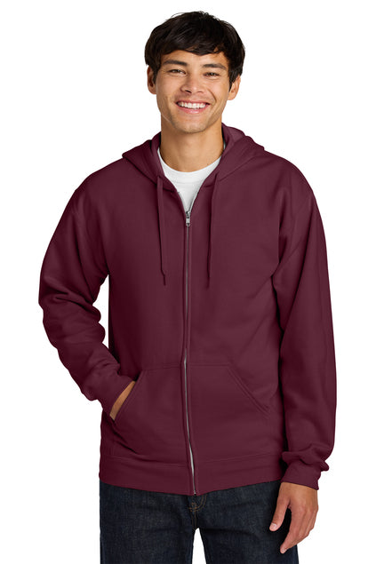 Gildan SF600 Softstyle Midweight Fleece Full-Zip Hooded Sweatshirt