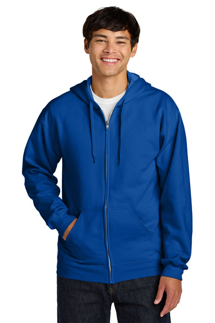 Gildan SF600 Softstyle Midweight Fleece Full-Zip Hooded Sweatshirt