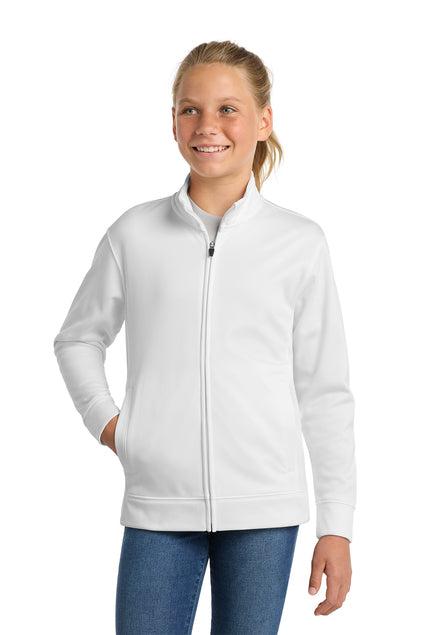 Sport-Tek YST241 Youth Sport-Wick Fleece Full-Zip Jacket