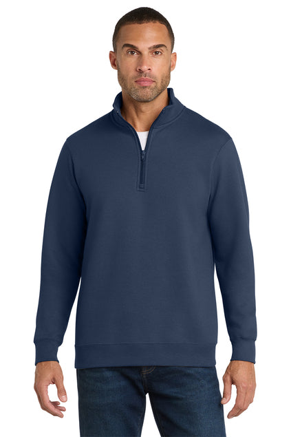 Port & Company PC850Q Fan Favorite Fleece 1/4-Zip Pullover Sweatshirt