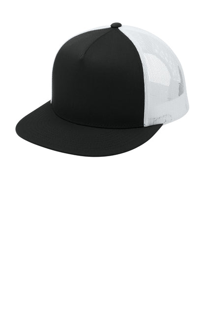 Sport-Tek STC38 YP Classics 5-Panel Classic Trucker Mesh Back Cap