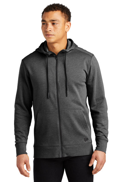 New Era NEA511 Tri-Blend Fleece Full-Zip Hoodie