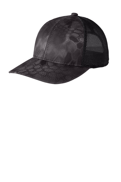 Port Authority C892 Performance Camo Mesh Back Snapback Cap