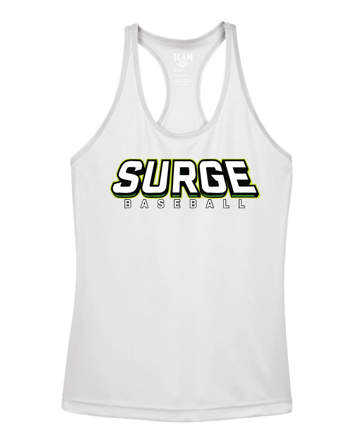 Surge Baseball - Ladies Racerback Tank