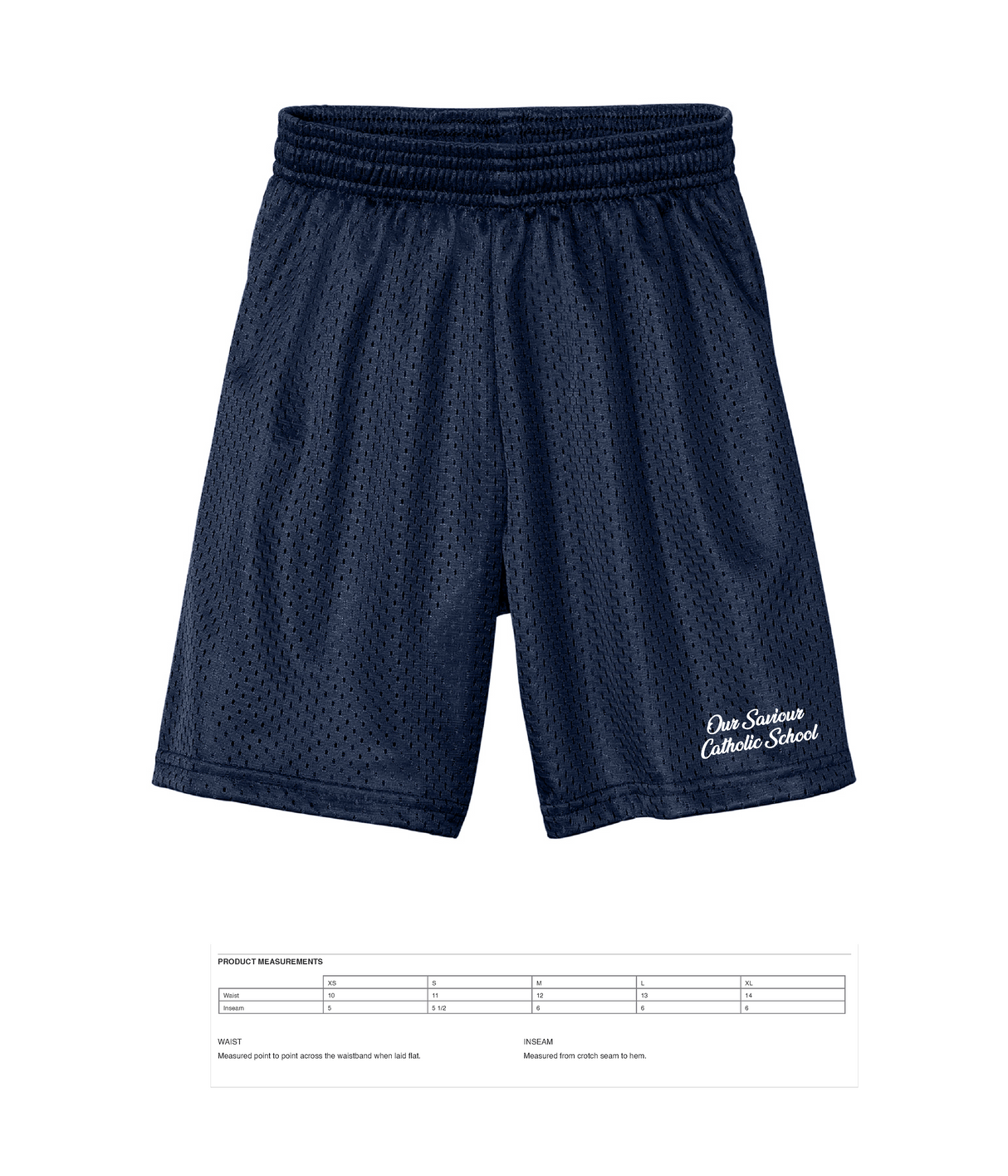 OSCS - YOUTH Mesh Shorts