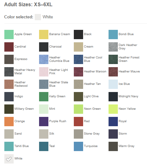 Next Level 6210 CVC Tee