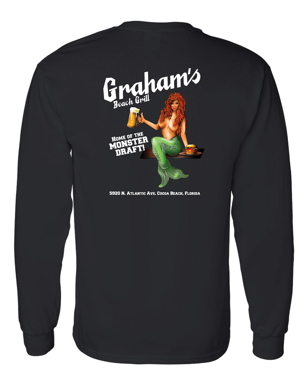Graham's Mermaid Long Sleeve Cotton Tee