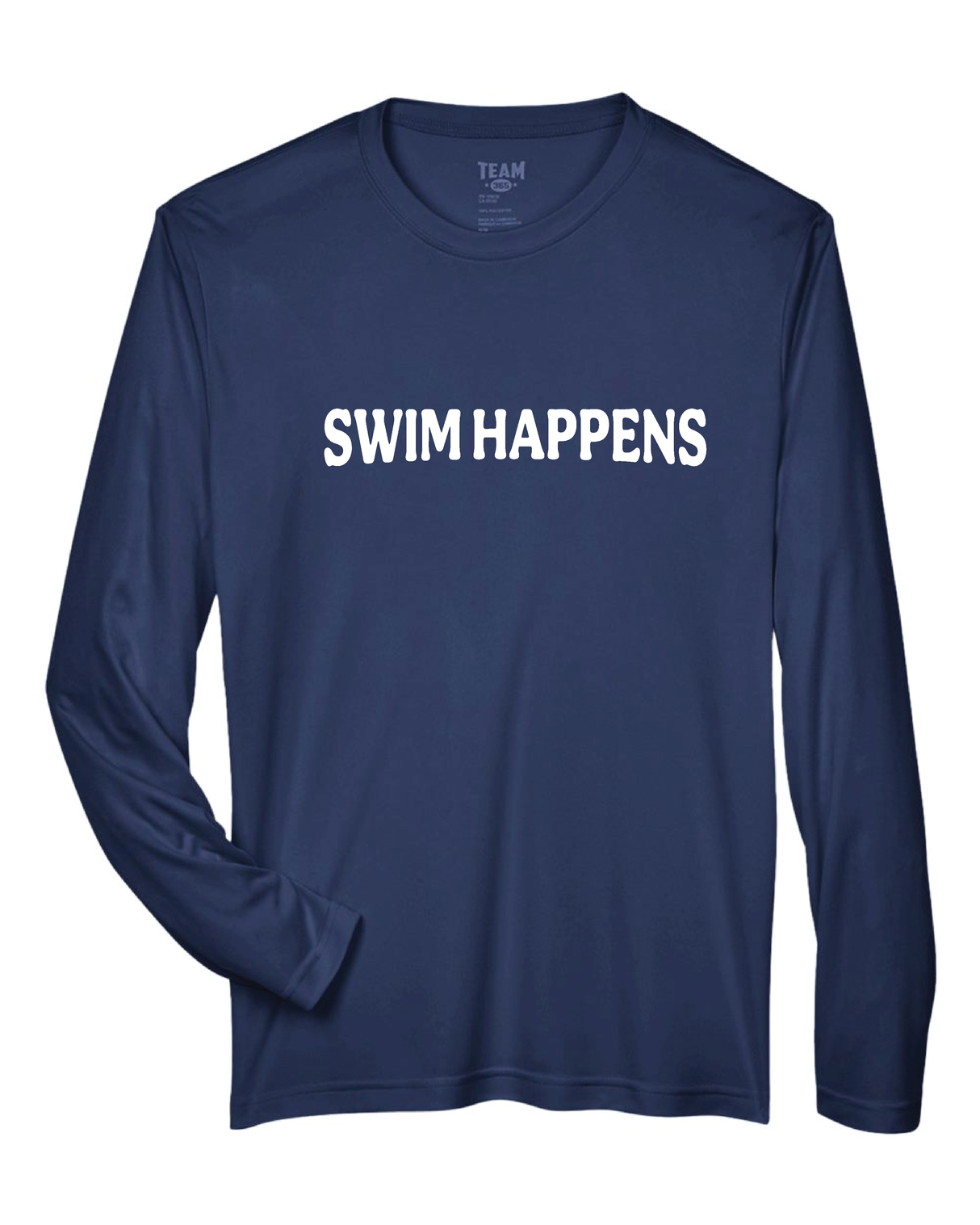 Swim Happens Long Sleeve Tee — YOUTH