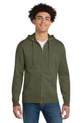 District DT6102 V.I.T Fleece Full-Zip Hoodie