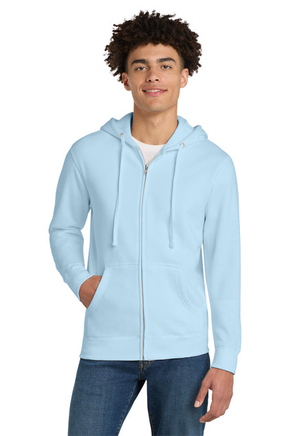 District DT6102 V.I.T Fleece Full-Zip Hoodie