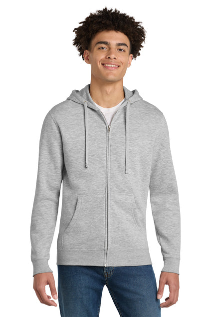 District DT6102 V.I.T Fleece Full-Zip Hoodie