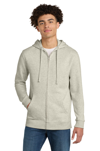 District DT6102 V.I.T Fleece Full-Zip Hoodie