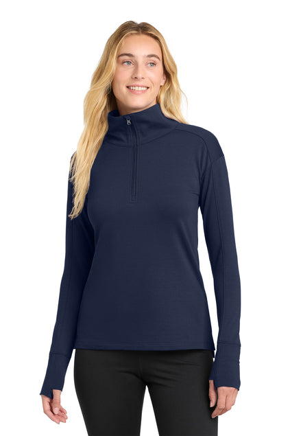 Sport-Tek LST561 Womens Sport-Wick Flex Fleece 1/4-Zip