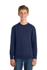 Port & Company PC90Y Core Fleece Youth Crewneck Sweatshirt