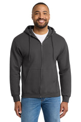 Port & Company PC90ZH Essential Fleece Full-Zip Hooded Sweatshirt