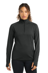 Sport-Tek LST850 Womens Sport-Wick Stretch 1/4-Zip Pullover