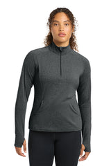 Sport-Tek LST850 Womens Sport-Wick Stretch 1/4-Zip Pullover