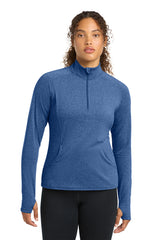 Sport-Tek LST850 Womens Sport-Wick Stretch 1/4-Zip Pullover
