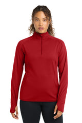 Sport-Tek LST850 Womens Sport-Wick Stretch 1/4-Zip Pullover