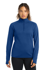 Sport-Tek LST850 Womens Sport-Wick Stretch 1/4-Zip Pullover