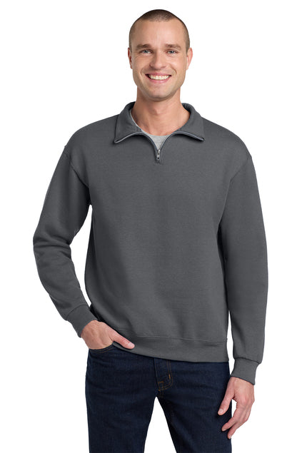 Jerzees 995M NuBlend 1/4-Zip Cadet Collar Sweatshirt