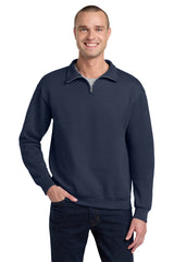 Jerzees 995M NuBlend 1/4-Zip Cadet Collar Sweatshirt