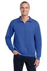 Jerzees 995M NuBlend 1/4-Zip Cadet Collar Sweatshirt