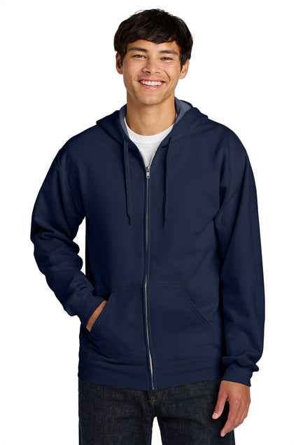 Gildan SF600 Softstyle Midweight Fleece Full-Zip Hooded Sweatshirt