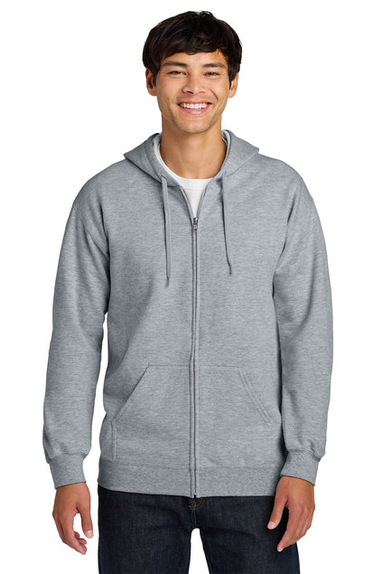 Gildan SF600 Softstyle Midweight Fleece Full-Zip Hooded Sweatshirt