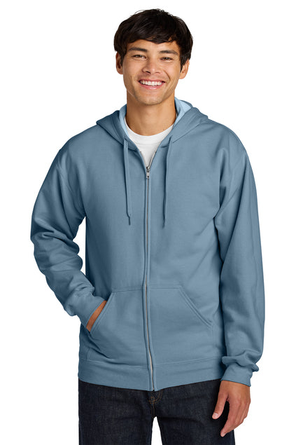 Gildan SF600 Softstyle Midweight Fleece Full-Zip Hooded Sweatshirt
