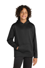 Sport-Tek YST244 Youth Sport-Wick Fleece Hooded Pullover