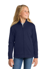 Sport-Tek YST241 Youth Sport-Wick Fleece Full-Zip Jacket