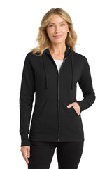 Port & Company LPC78ZH Core Fleece Womens Full-Zip Hooded Sweatshirt
