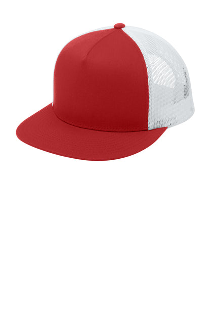 Sport-Tek STC38 YP Classics 5-Panel Classic Trucker Mesh Back Cap