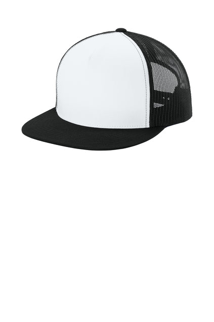 Sport-Tek STC38 YP Classics 5-Panel Classic Trucker Mesh Back Cap