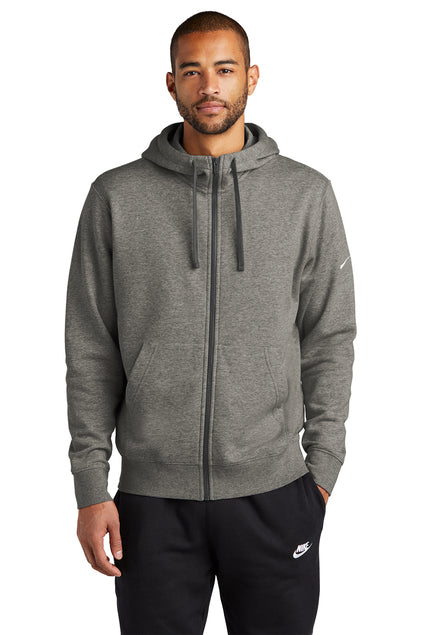 Nike NKDR1513 Club Fleece Sleeve Swoosh Full-Zip Hoodie