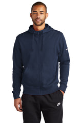 Nike NKDR1513 Club Fleece Sleeve Swoosh Full-Zip Hoodie