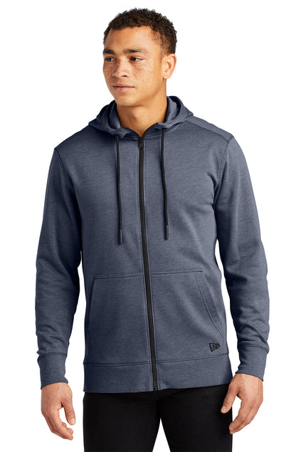 New Era NEA511 Tri-Blend Fleece Full-Zip Hoodie