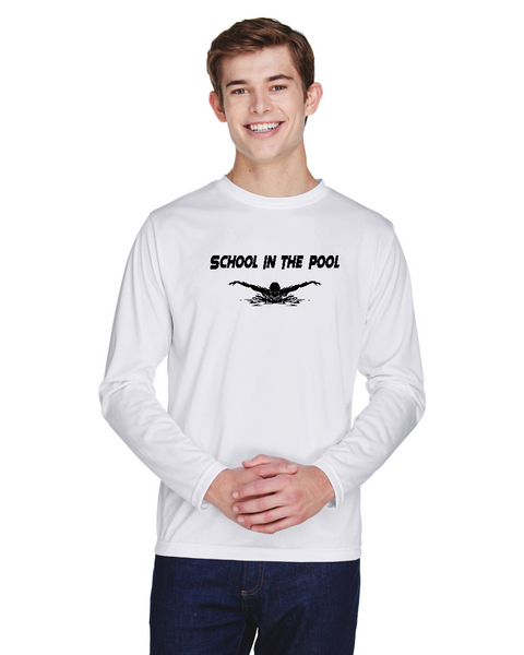 Ralph Pollack's School In The Pool Long Sleeve T-Shirt